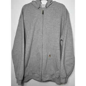 Carhartt Midweight Hooded XL Sweatshirt Zip jacket Long Sleeve Workwear Hoodie